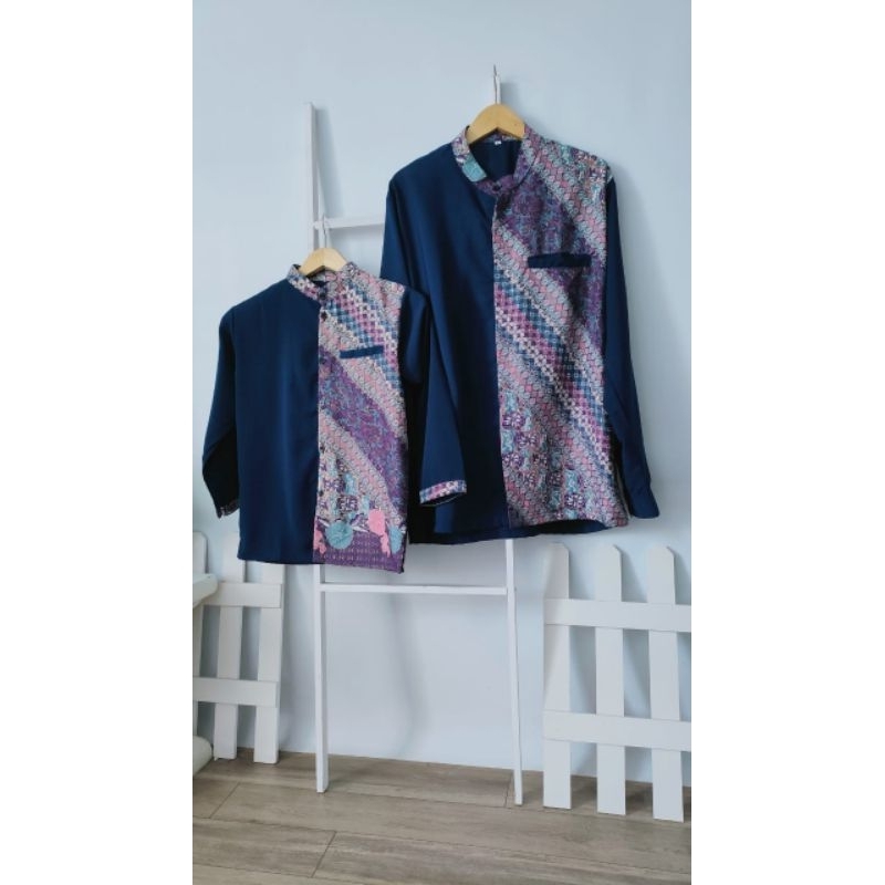 koko panjang batik solo original wujiban by whs / koko batik panjang/ koko batik jumbo