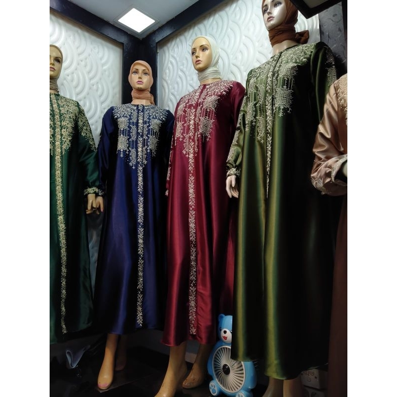 GAMIS CRYSTAL MOTIF PINTU ACEH