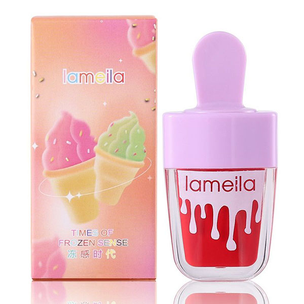 Lameila Ice Cream Lip tint Lip Gloss / Lipstik Waterproof Mosturizing Lipcream Long Lasting Original / TS-42