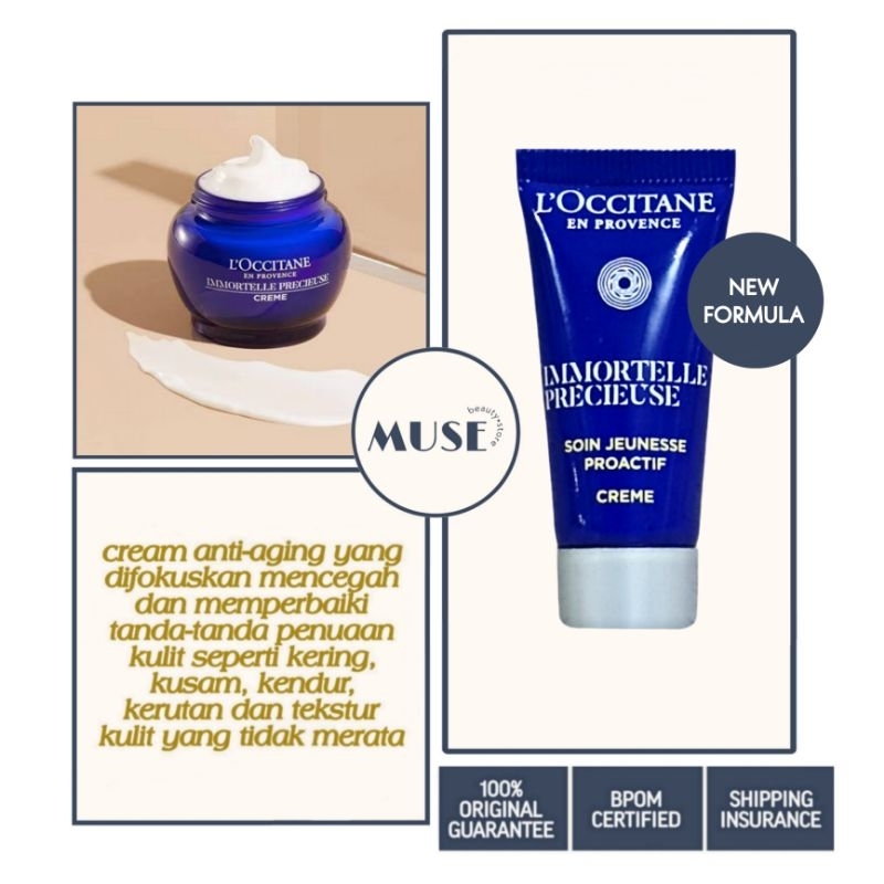 [ New Formula ] Loccitane Immortelle Precious Cream 4ml