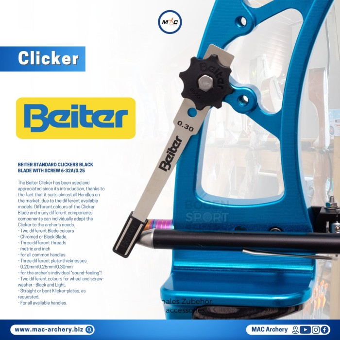 BEITER CLICKER untuk busur panahan standar bow dan recurve bow - panah