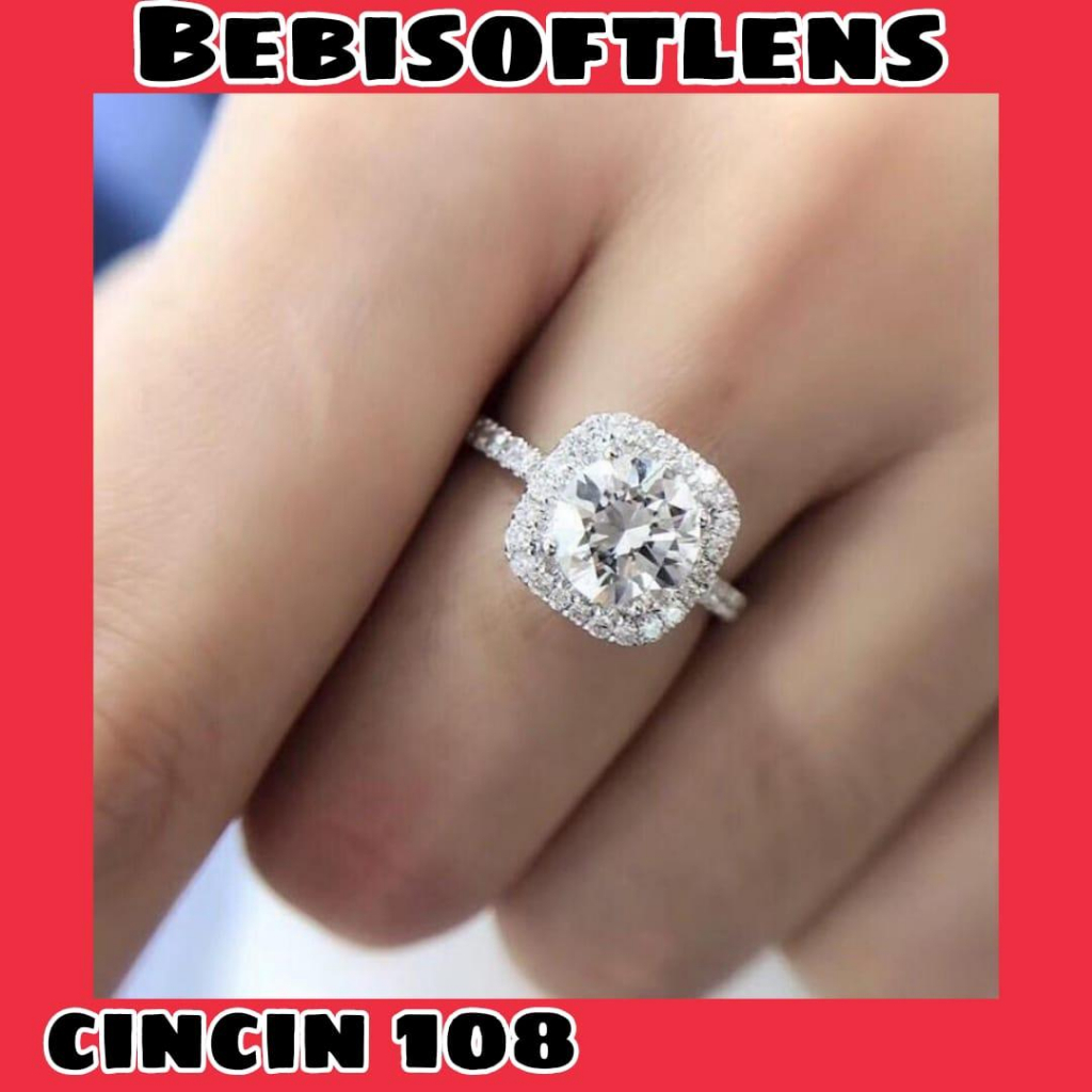 Cincin 108 Tembaga Lapis S925 Fashion Cincin Unik Lucu Keren / BB