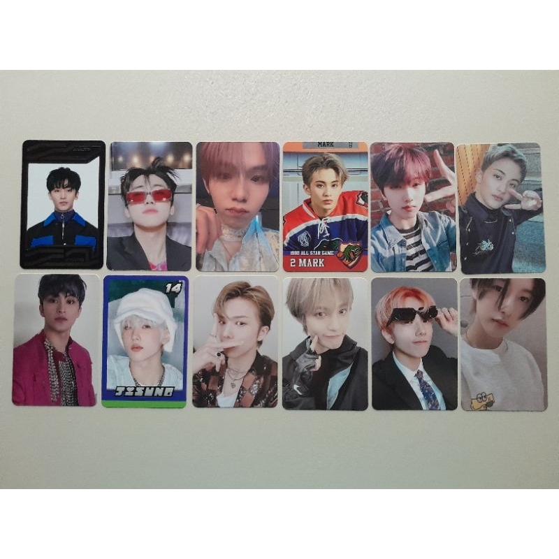 WTS PHOTOCARD NCT MURAH JAEMIN AGENT, JISUNG ARRIVAL, RENJUN CAFE, MARK GLIMO  BACA DESKRIPSI