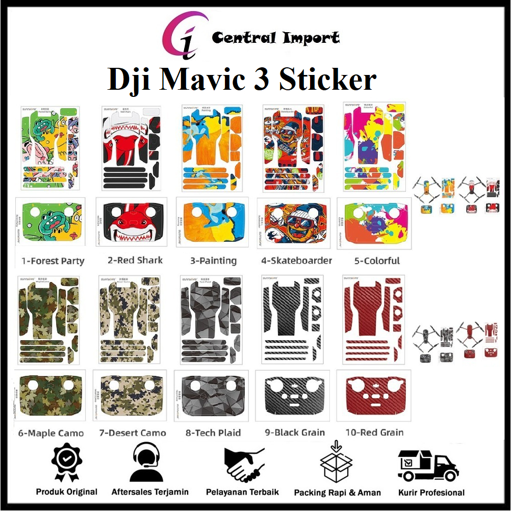 Dji Mavic 3 Sticker - Dji Mavic 3 Stickers - Dji Mavic 3 Stiker