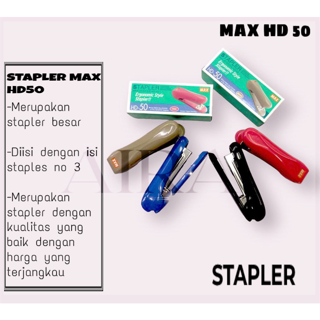 

STAPLER MAX HD 50