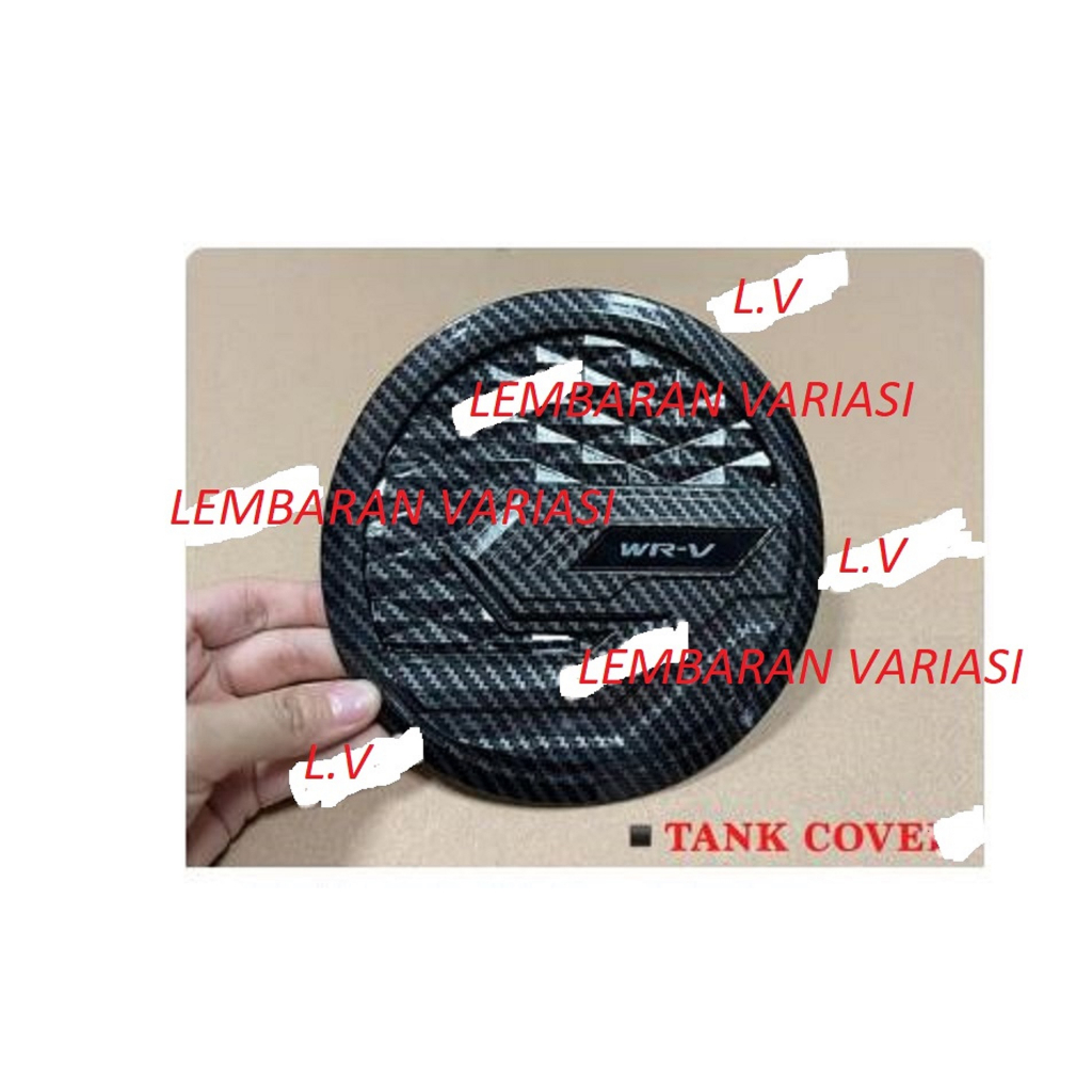 Tank cover tutup tangki bensin WRV diamond carbon