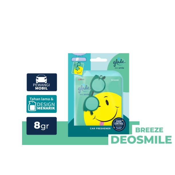 Pengharum Mobil Gantung Glade Deosmile Breeze