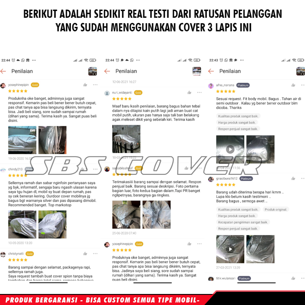 Body Cover Mobil ignis Sarung Mobil ignis outdoor premium anti air dan panas avanza xenia calya sigra mobilio hrv rush agya ayla brio