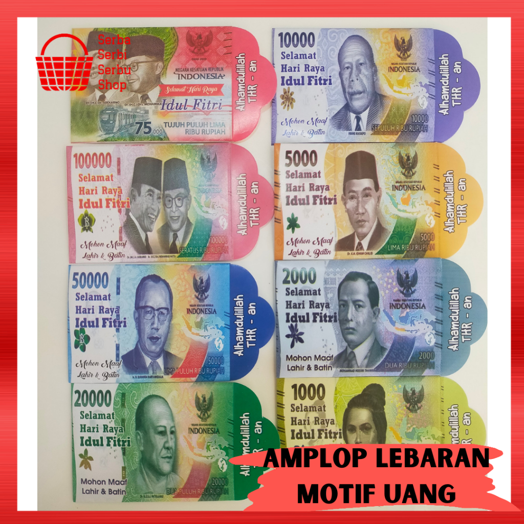 

Amplop Lebaran Idul Fitri Motif Uang Ukuran Medium Amplop THR Idul Fitri