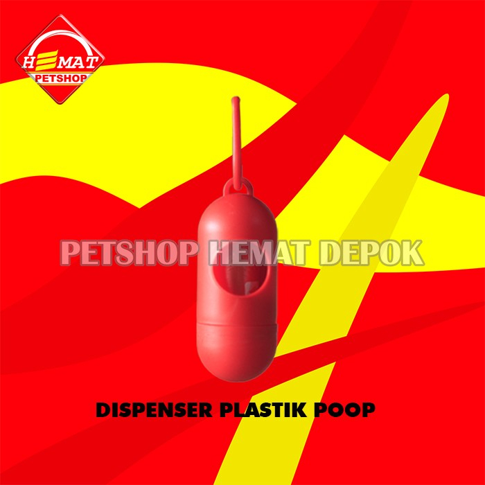 Dispenser poop Bag Tempat kantong Plastik Sampah poop