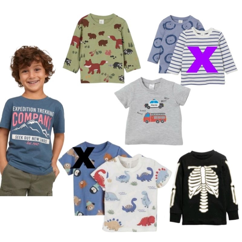 Kaos Anak Laki- Laki HM