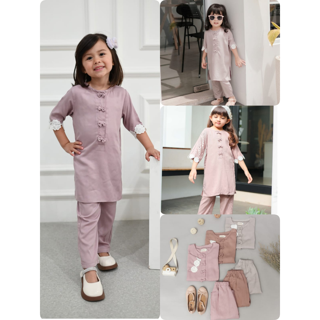 Baby Giggles- Halozea Alana set / Muslim Anak