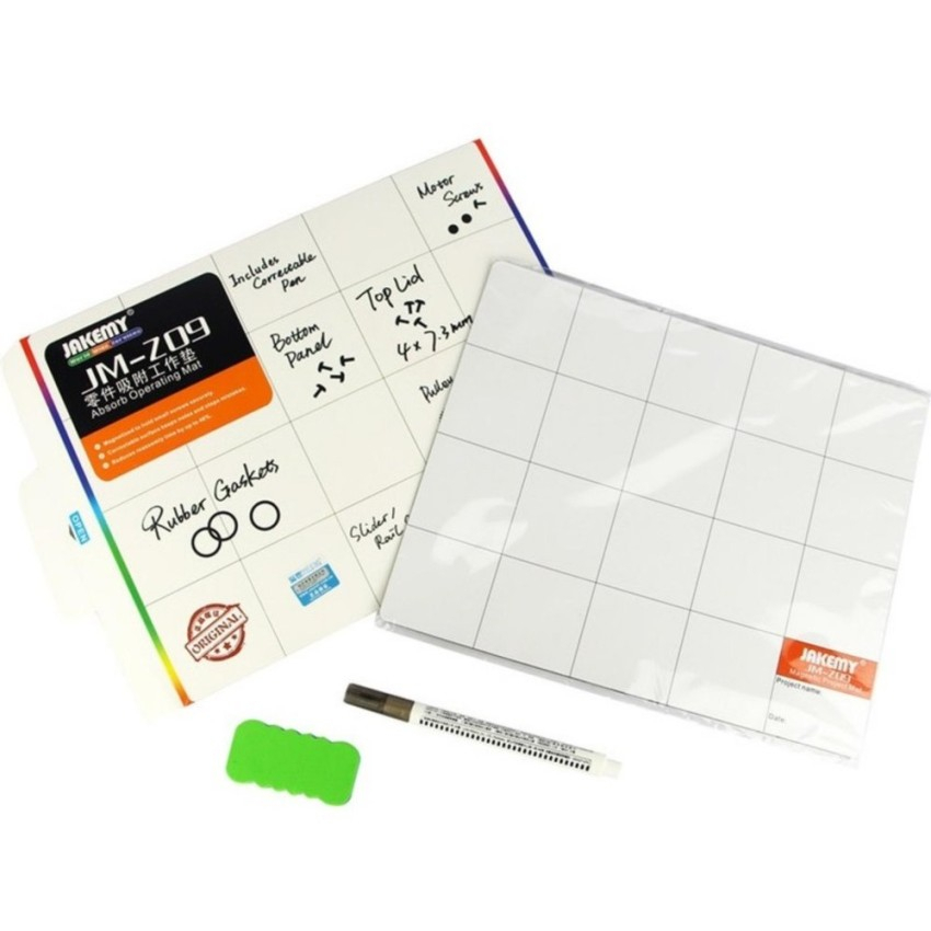 

MI SHOPINN - Papan Magnet Magnetic Mat Pad with Erasable Marking Pen & Brush 25x20cm JM-Z09