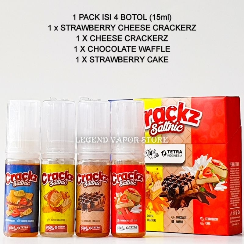 SALT NIC - LIQUID CRACKZ Friendly Pack 25MG 15ML X 4 AUTHENTIC