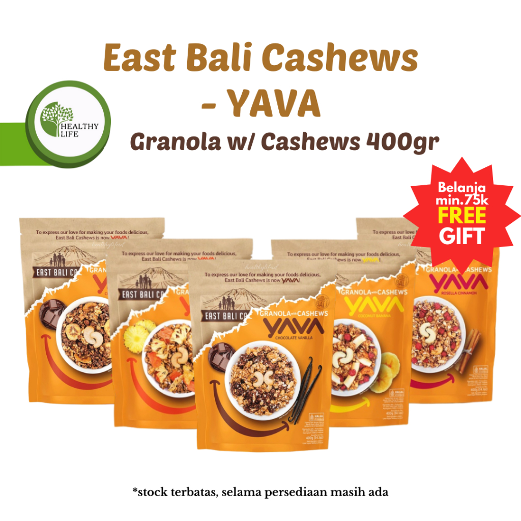 East Bali Cashews - Yava - Granola With Cashews