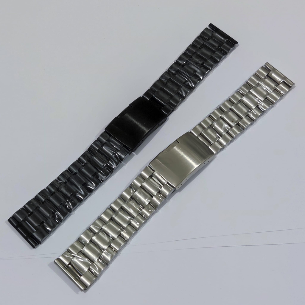 TALI STRAP JAM TANGAN RANTAI SOLID STAINLESS KUPING RANTAI JAM LURUS ANTI KARAT