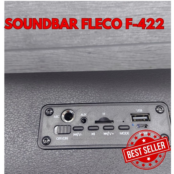 Speaker Bluetooth Portable Fleco F-422 MP3/Radio/Usb Soundbar