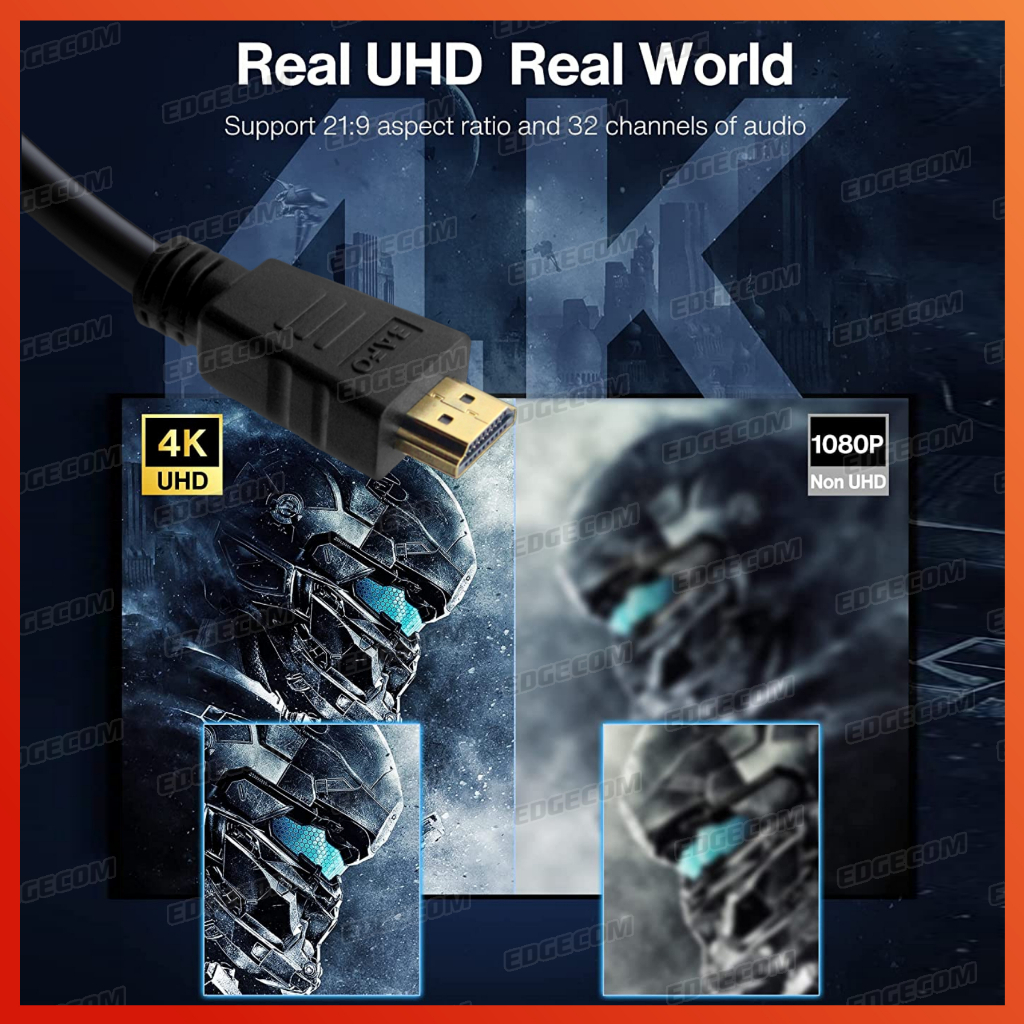 BAFO Kabel HDMI Male to Male V2.0 2 Meter ORIGINAL / HDTV CABLE