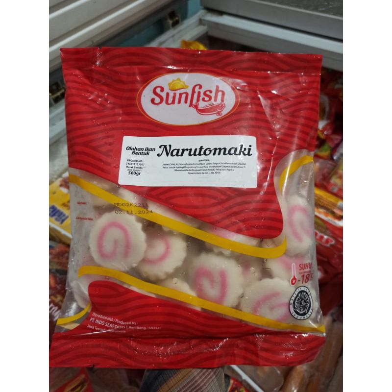 

Frozen Bandung Narutomaki sunfish 500gr