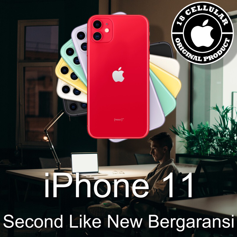 Iphone 11 Second Like New 64GB-128GB Fullset Original Bergaransi