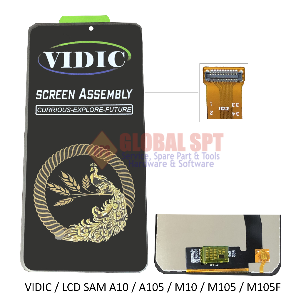 LCD TOUCHSCREEN SAMSUNG A10 / M10 / A105 / A105F / M105 / M105F