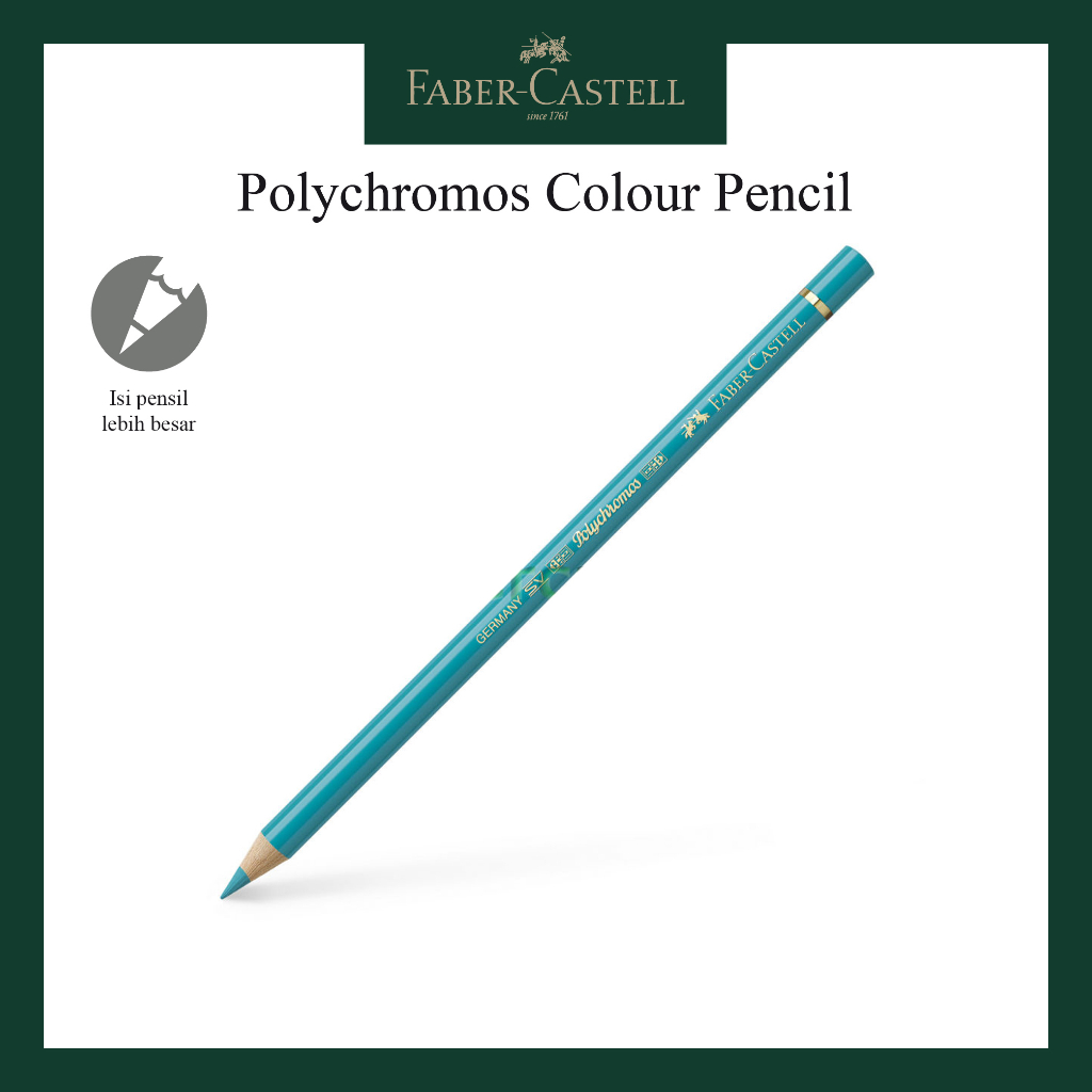 

Pensil Polychromos Faber Castell Cobalt Green 110156