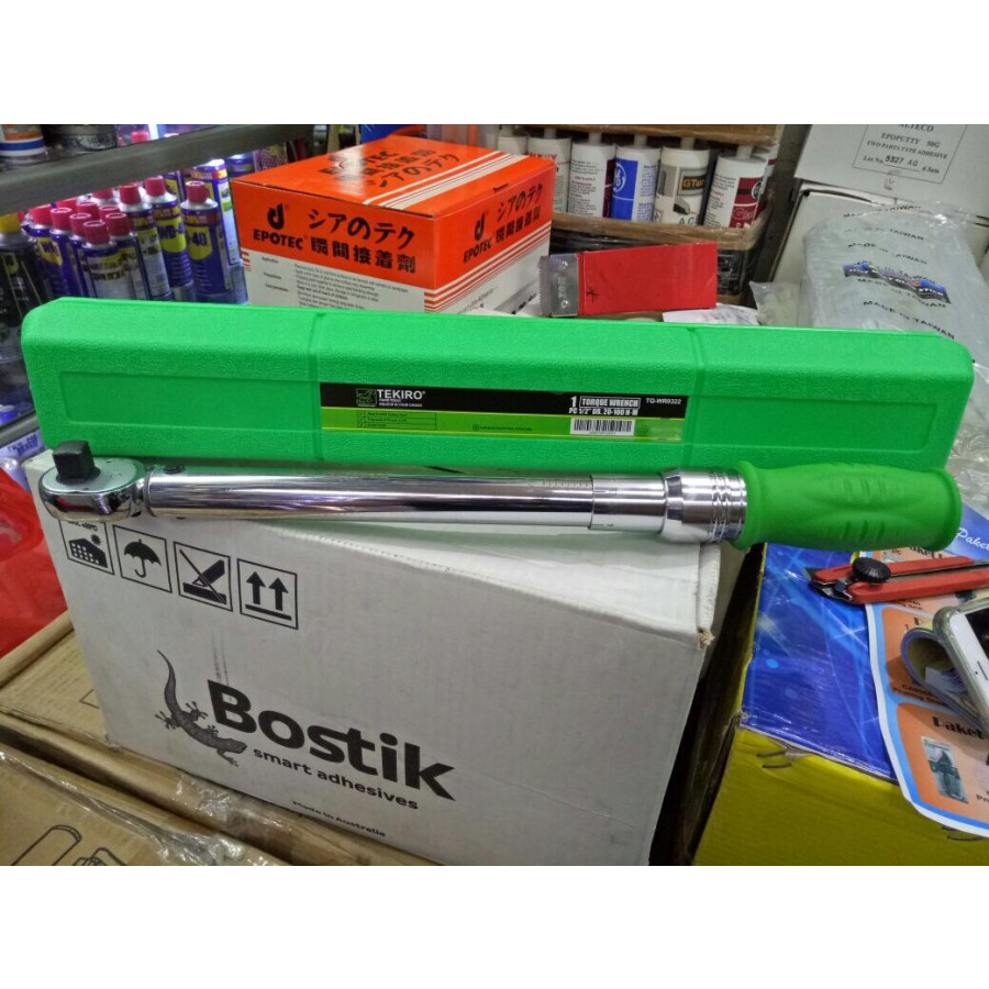 kunci torsi kunci momen torque wrench 40-200 N.m Tekiro TR2000