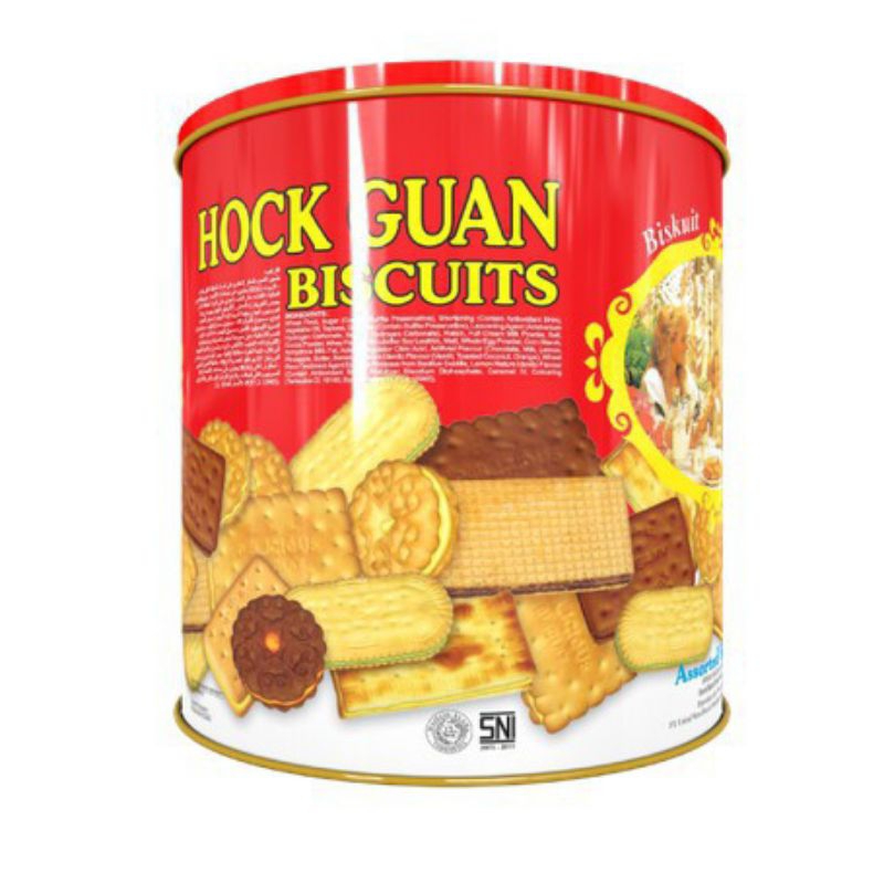 

hock Guan assorted biskuit kaleng 650gr