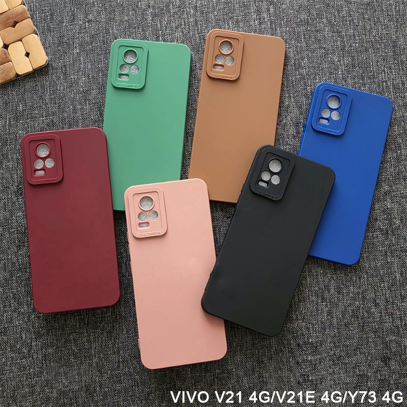 Softcase VIVO V21 VIVO V21 4G VIVO V21 5G VIVO V21E VIVO V25 5G VIVO V25E Case 3D Pro Camera Gel Silika Casing