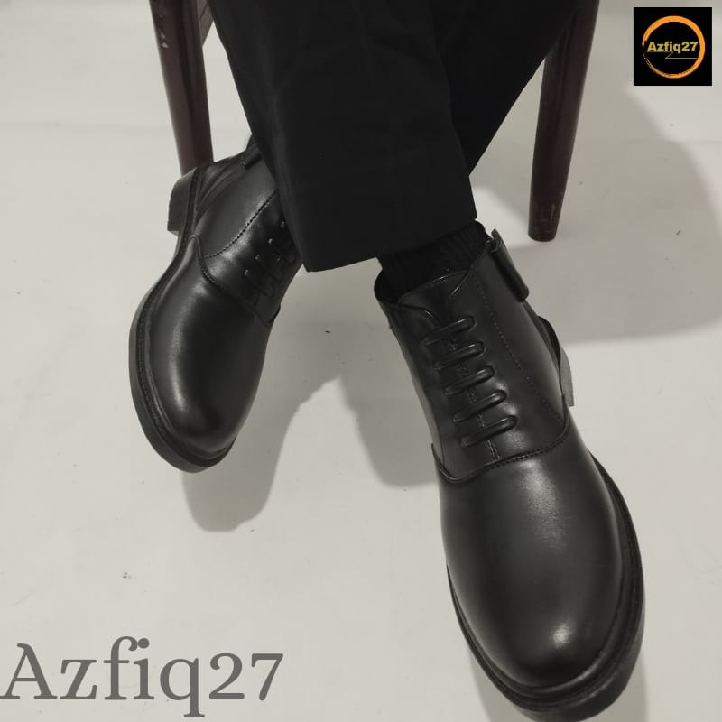 Sepatu Pdh Tni Polri Security Dop Terbaru 100% Original Pengencang Resleting Azfiq27 #4 Dop