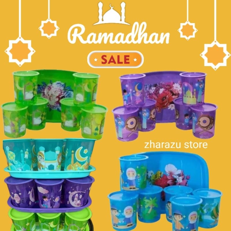 PROMO TERBARU Toples tobaki nampan set  7in1/TOPLES TOBAKI SET CALISTA 6 Toples Plus Nampan Baki Ukuran 0.6 Liter/TOPLES LEBARAN MODEL BARU/ Toples lebaran super jumbo