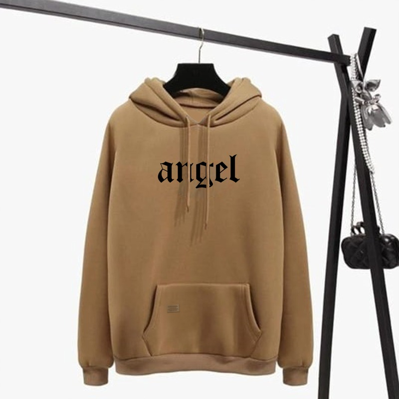 Parisdivarious Sweater Hoodie Jemper Angel Fleece Premium Size S - XXL (Pria &amp; Wanita)