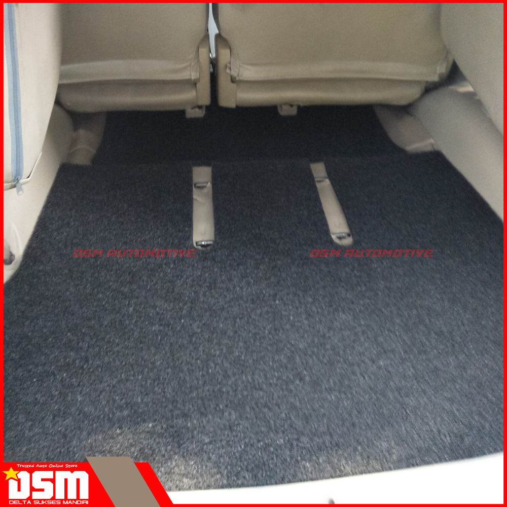 Karpet Mobil Mie Toyota Fortuner (&lt;2015) Full Sampai Bagasi / Karpet Bihun Fortuner