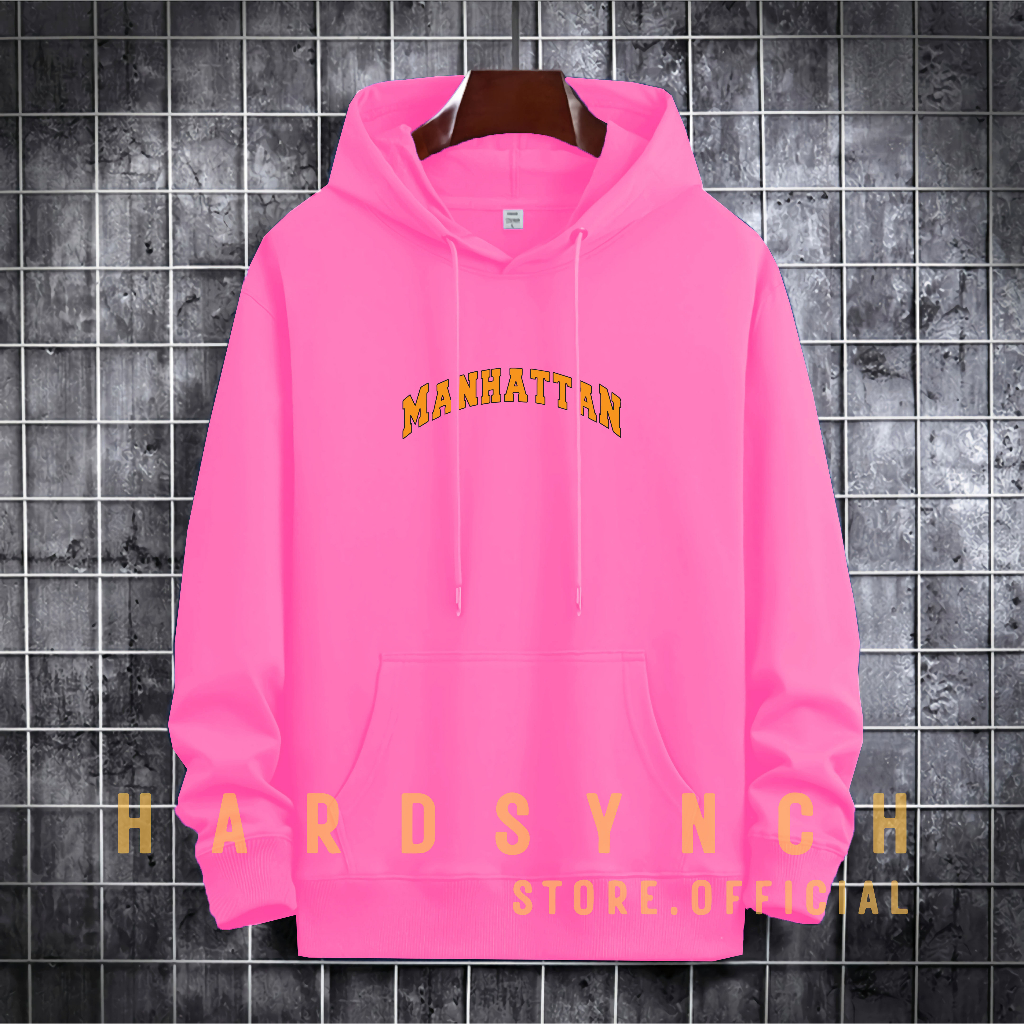 Sweater Hoodie Manhattan Unisex ( Pria &amp; Wanita ) Premium Quality S-XXL Cotton Fleece / Hoodie Korean Style / Sweater Hoodie / Hoodie Polos / Hoodie Wanita / Hoodie Pria / Sweater Hoodie Distro Original ( MNHTTN 83 )