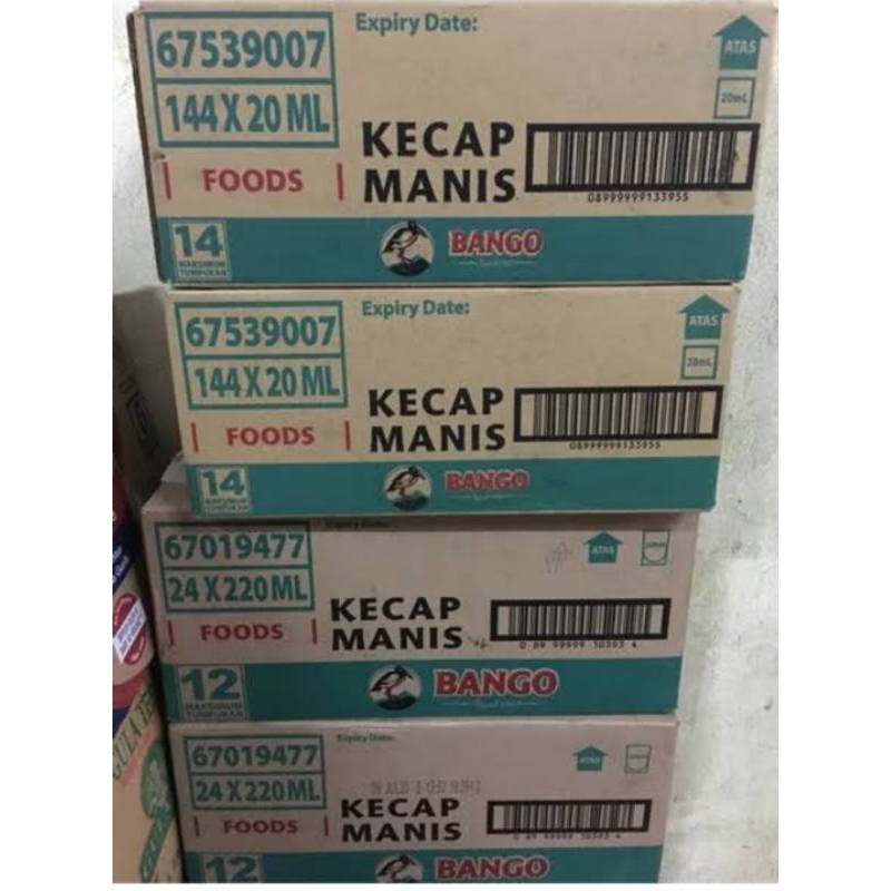

Kecap Bango 20 Ml 1 Dus isi 144 Pcs