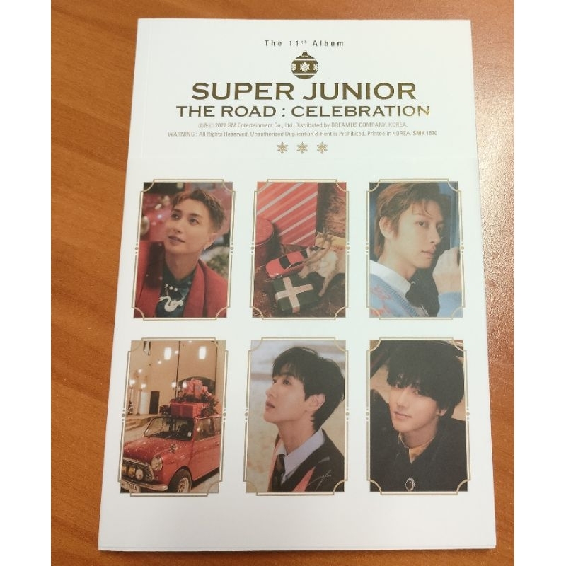 album super junior the road celebration snow vers ( Suju Yesung Kyuhyun Ryeowook Eunhyuk Shindong Do