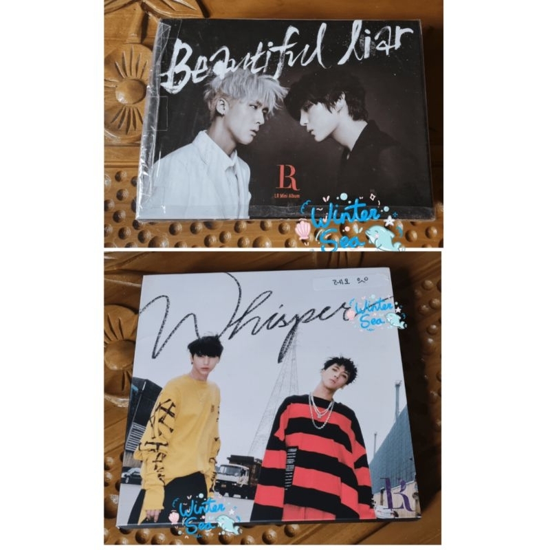 VIXX LR LEO RAVI - BEAUTIFUL LIAR & WHISPER ALBUM ONLY KPOP