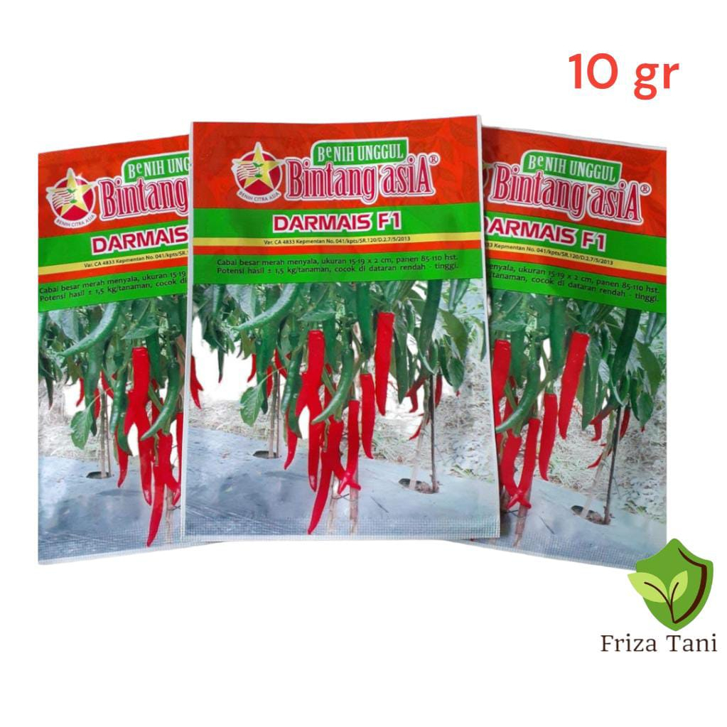 Benih Cabe Darmais F1- Berat 10 Gram (Cabe Besar)