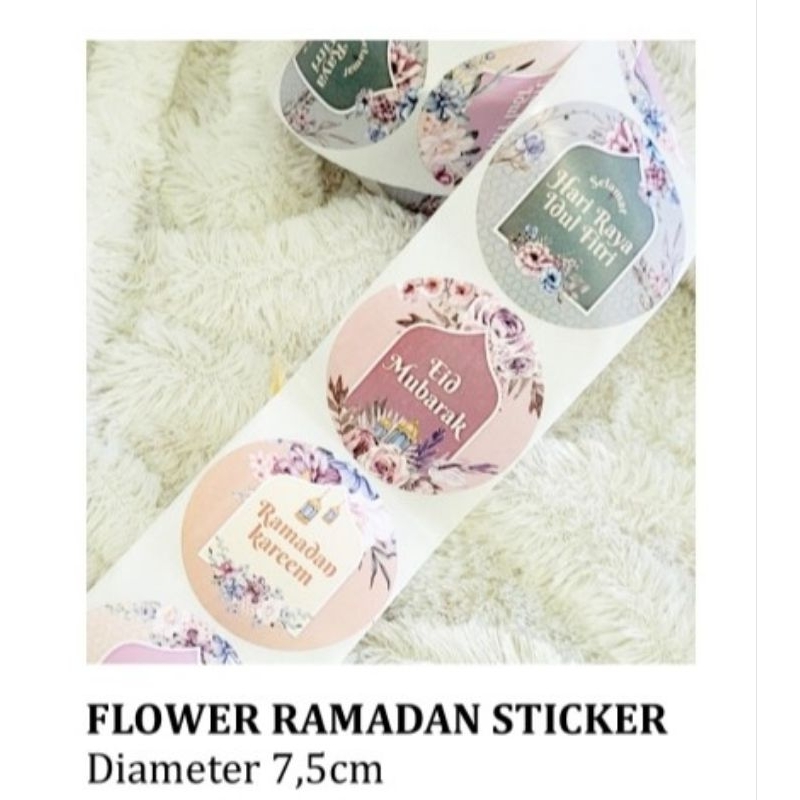 

FLOWER RAMADHAN 7.5CM STICKER / PCS