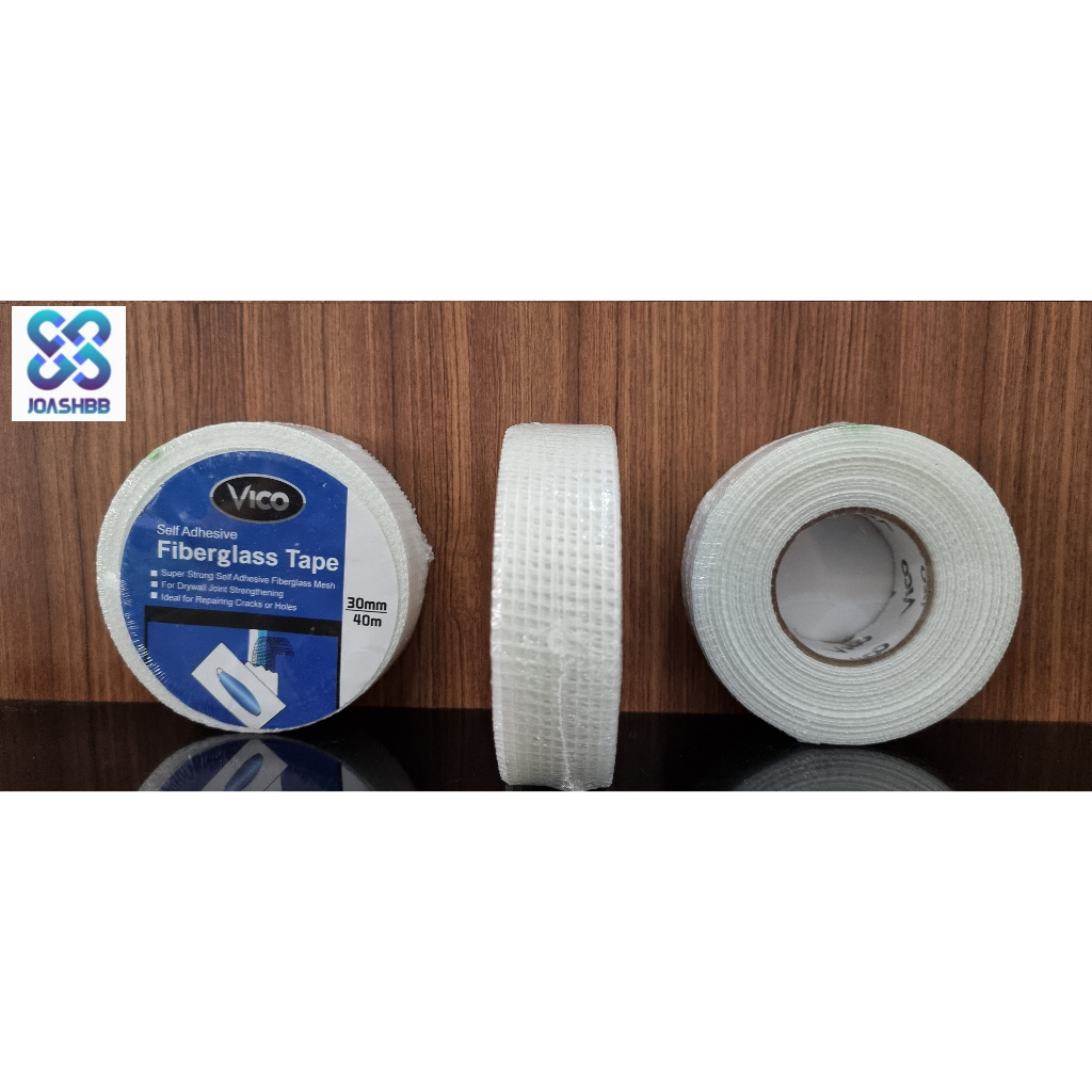 LAKBAN KASA LEM PERBAN GYPSUM FIBERGLASS 3cm x 40meter / Kasa Gypsum / Fiberglass Tape