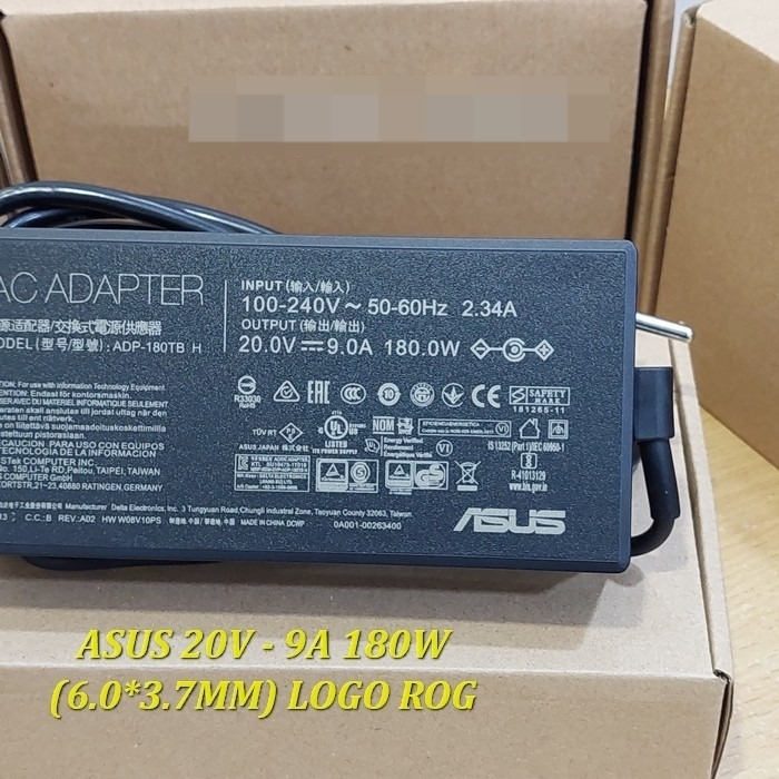 Adaptor Charger Asus TUF A17 Zephyrus G14 20V - 9A ADP-180TB H 180W