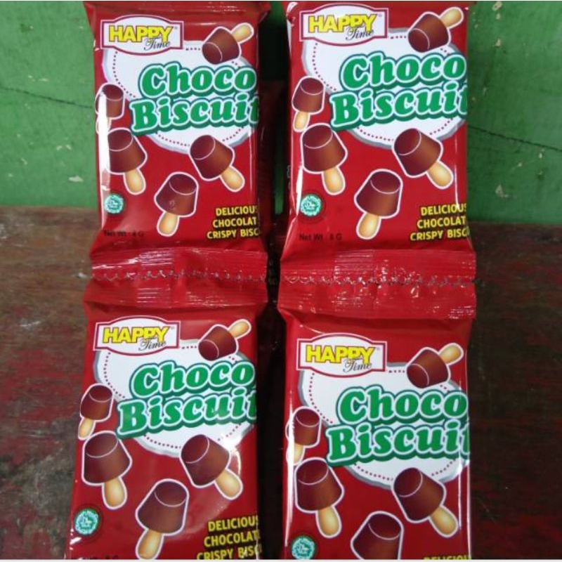 

Happy Time Choco Biscuits Renceng isi 10 Pcs