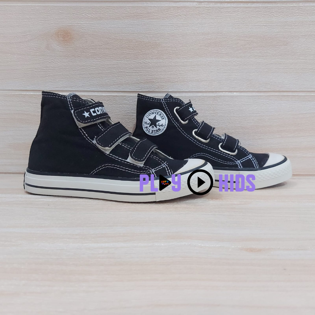 SEPATU ANAK LAKI LAKI | SEPATU ANAK PEREMPUAN | SEPATU ANAK CONV3RS3 4LL ST4R TINGGI VELCRO SIZE 21-35