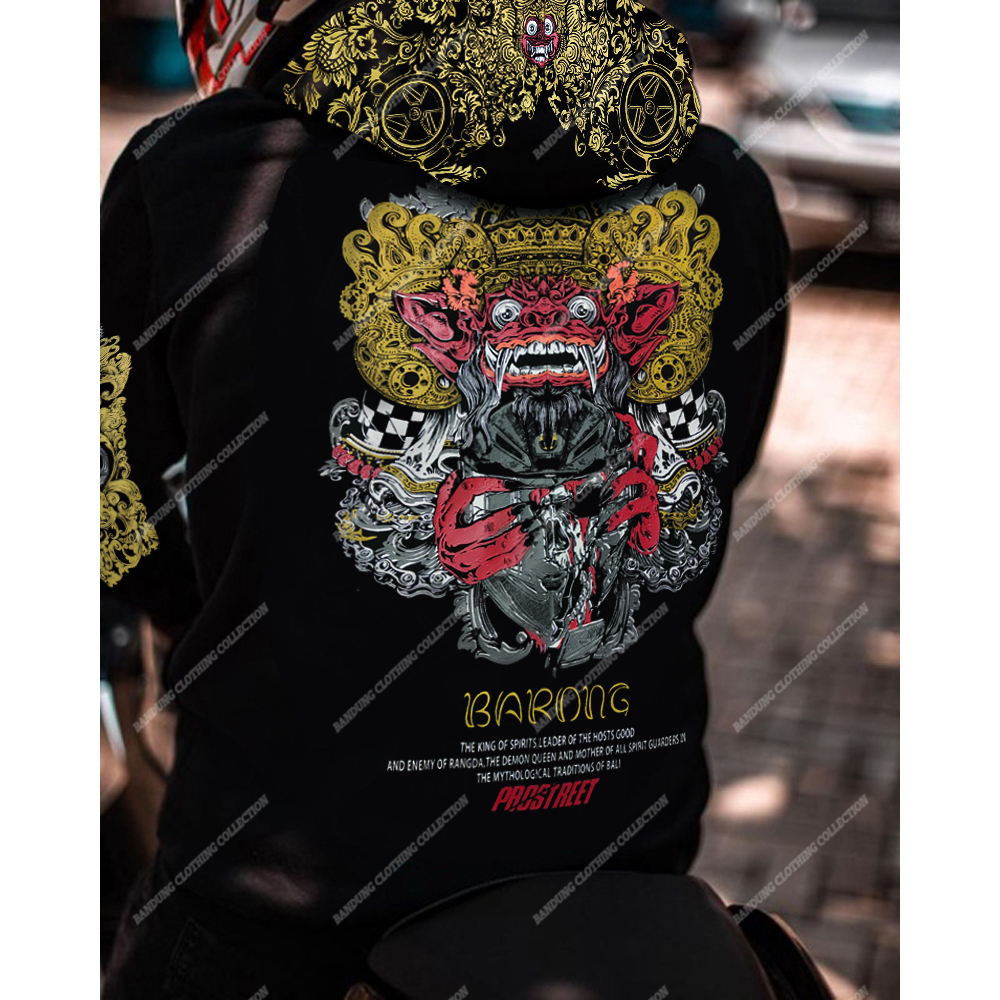 HOODIE PROSTREET BARONG V2 HOODIE SUNMORI PRIA WANITA FULLPRINT 2023