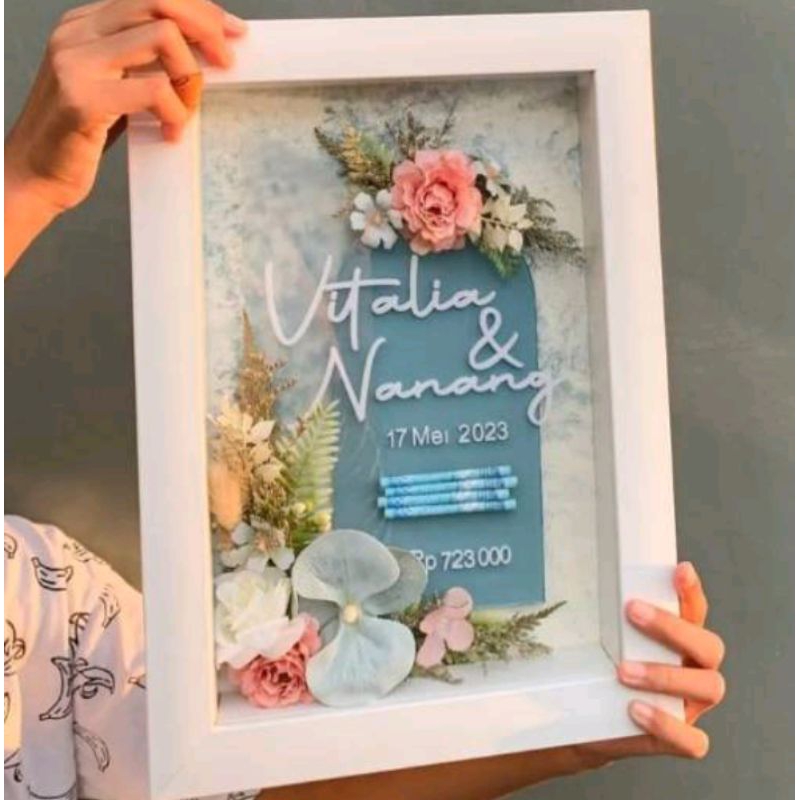 kode 106 akrilik bentuk Dome kubah brush custom warna hiasan mahar