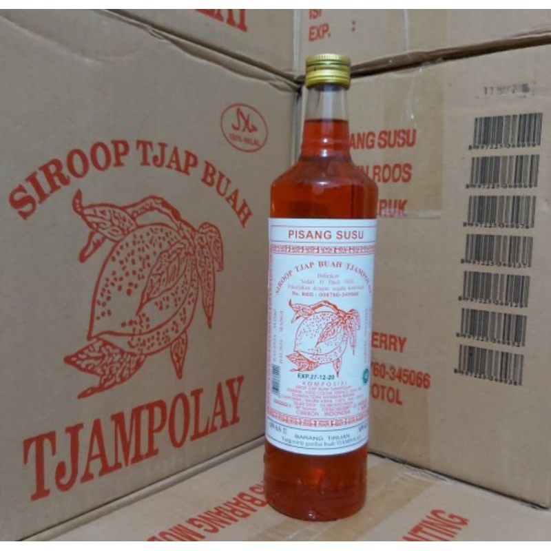 

SIRUP / SIROP / SYRUP / TJAMPOLAY / PISANG SUSU / KHAS CIREBON 650 ML ASLI TJAMPOLAY / CAMPOLAY