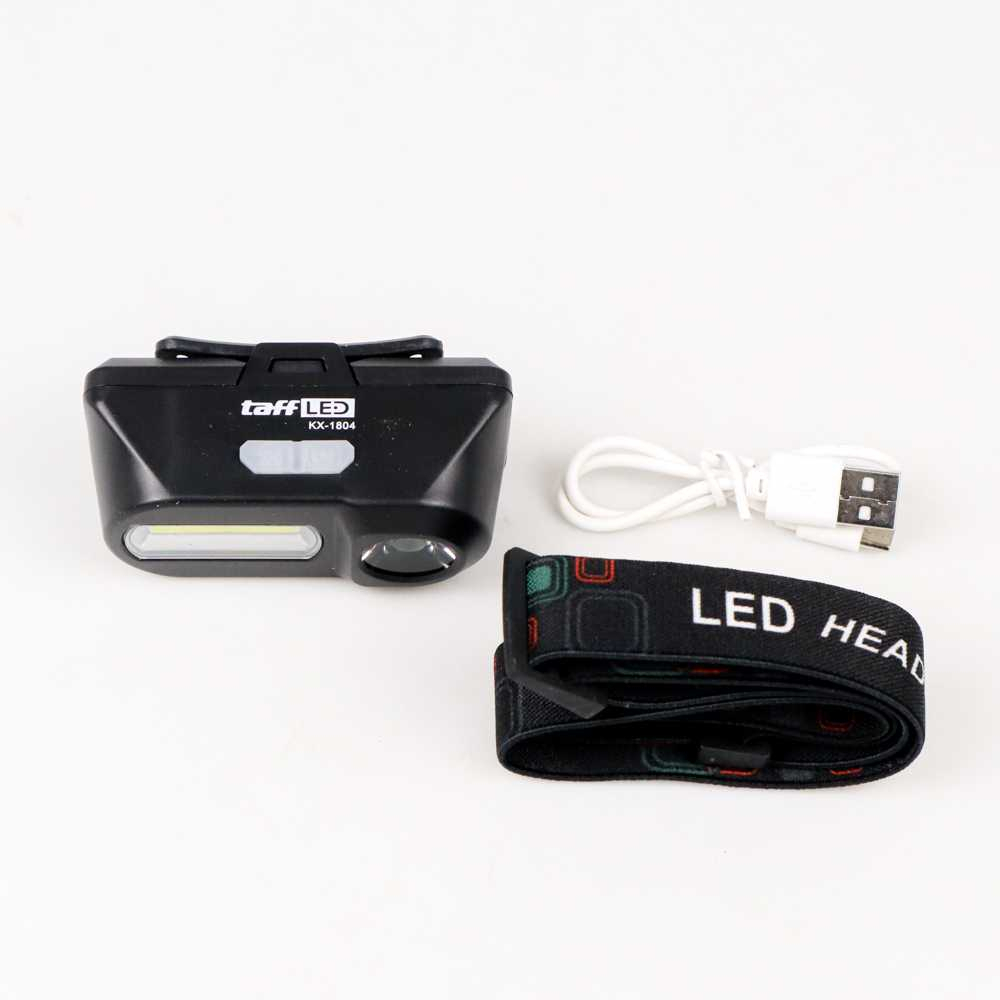 Senter LED Kepala / Headlamp Flashlight Headlight LED 3 Mode Pencahayaan Depan