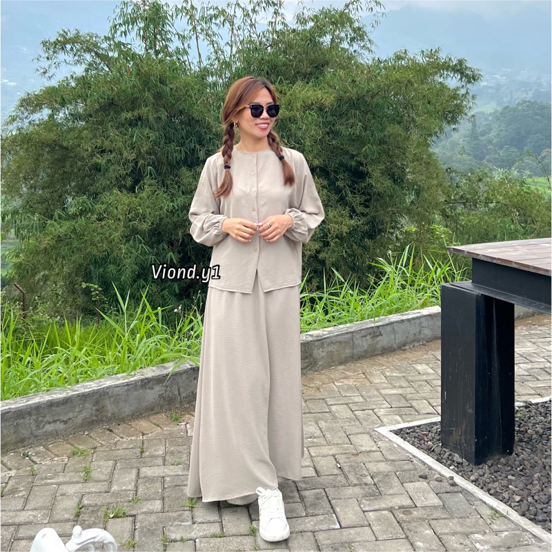 Setelan Maxi Fashion Casual Lengan Panjang / Atasan Tunik Wanita Long / Long Dress Cewek Korea E.38