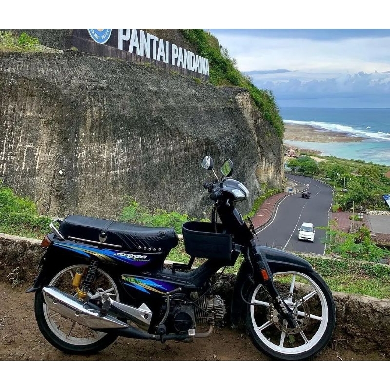 Striping Lis sticker standar ORI honda grand 1997 biru stiker grand biru