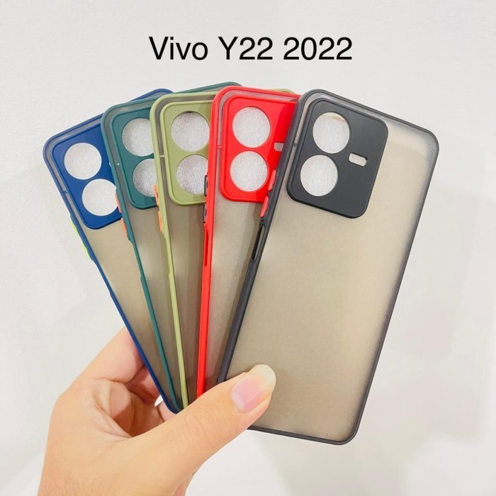 VIVO Y22 Y35 Y95 Y93 Y91 Y91c Y11 Y12 Y12i Y15 Y17 Y19 Y81 Y83 Y71 CASE SOFT DOFF HARDCASE MATTE TRANSPARAN